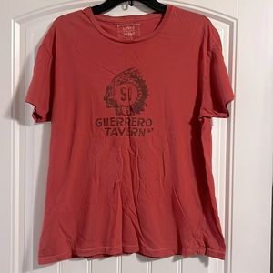 Levi’s Vintage Single Stitch Red T-Shirt with Black Guerrero Tavern SF Graphic